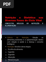 Conceitos Básicos em Nutrição e Alimentação