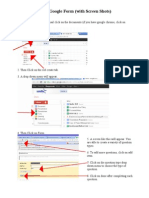 Google Forms Instructions