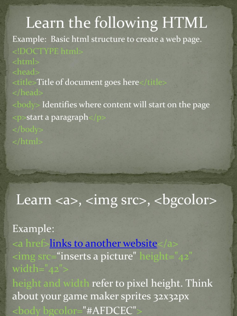 HTML Basics and Computer Concepts Guide | PDF | Technology & Engineering