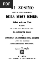 Zosimo - Della Nuova Istoria