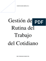 Gestion de La Rutina Del Trabajo