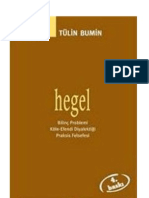 Tülin Bumin Hegel Bilinç Problemi, Köle-Efendi Diyalektiği, Praksis Felsefesi 2001 - Kopya