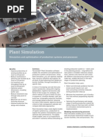 Plant Simulation: Simulation and Optimization of Production Systems and Processes