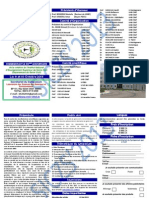 Depliant 6 Symposium International Sur La Construction en Zone Sismique FGCA Uhbc SICZS2013 PDF