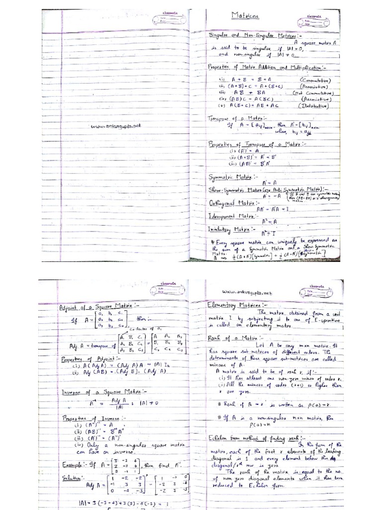 Engineering Mathematics For Gate