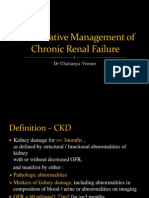 Conservative Management of Chronic Renal Failure