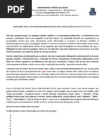 BIO129 Roteiro Para Levantamento Bibliografico