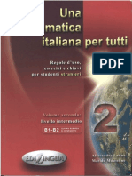 64100173 Una Grammatica Italiana Per Tutti 2 a Latino B1 B2 Livello Intermedio