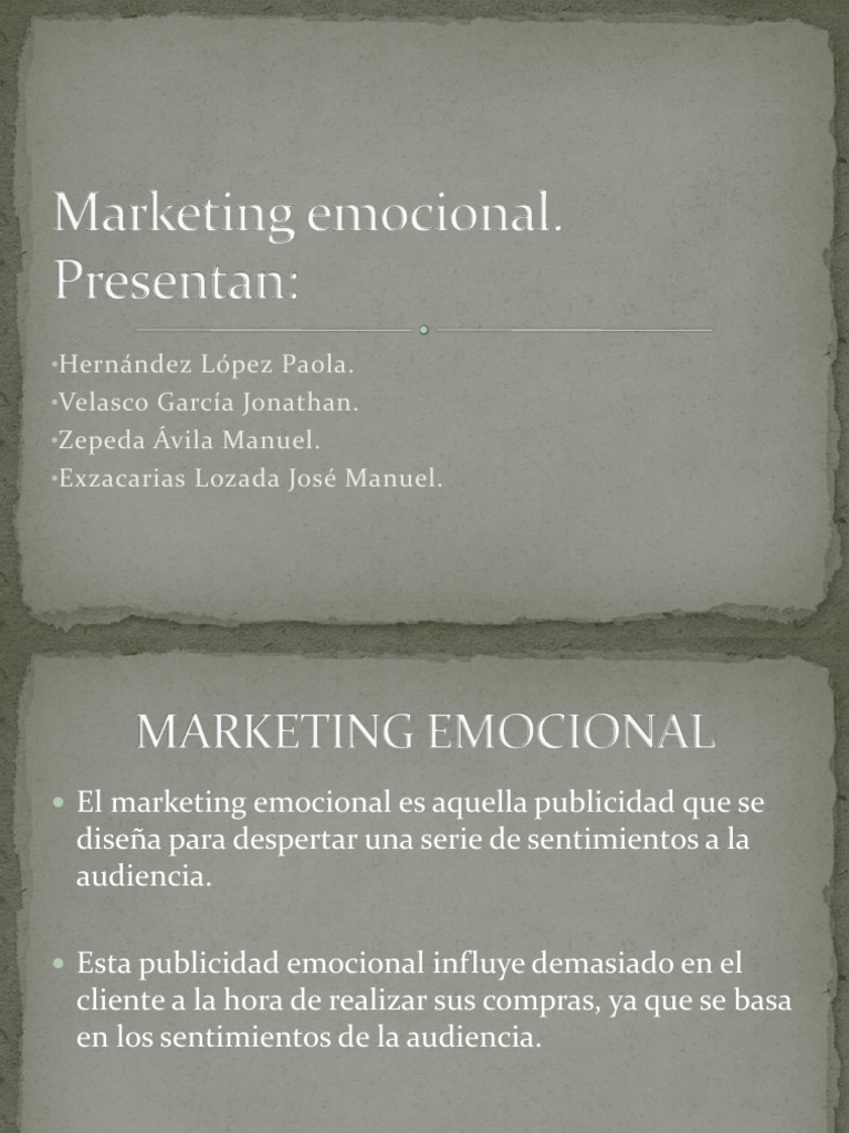 Estrategias de Marketing Emocional | PDF | Marketing | Las emociones