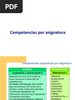 Competencias Por Asignatura