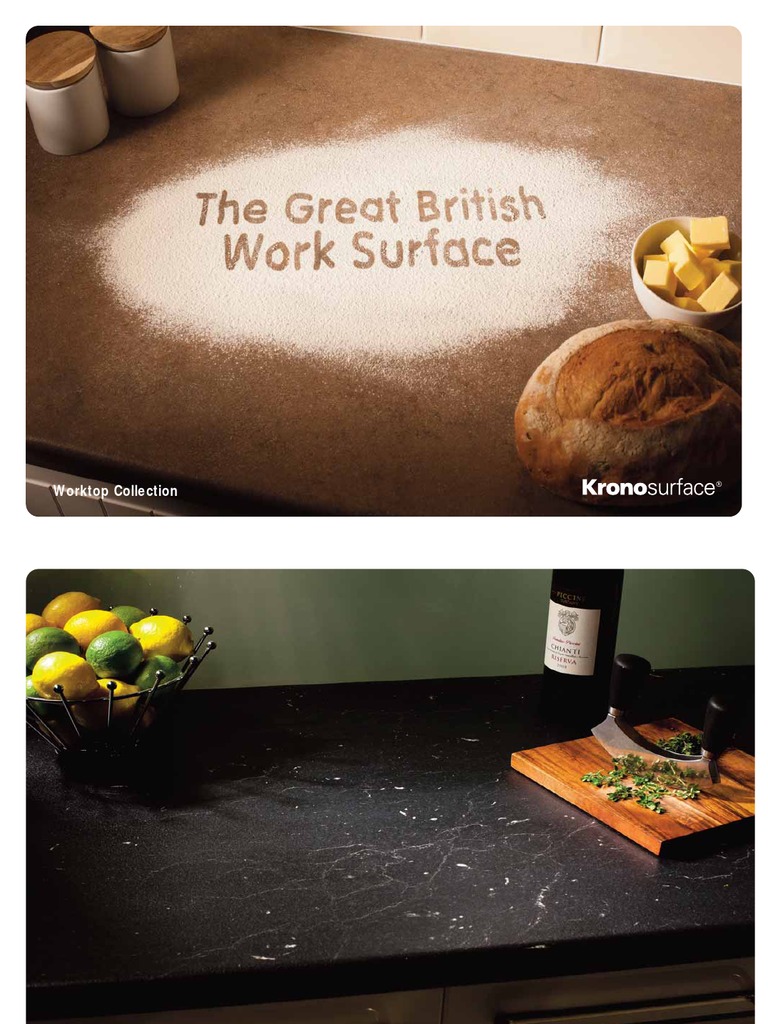 Kronosurface Worktop Collection Guide | PDF | Countertop | Manmade ...