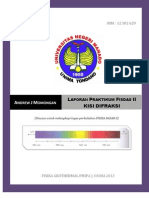 Laporan Praktikum Kisi Difraksi