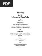 Historia de La Literatura Espanola Primer Periodo Desde Sus ...