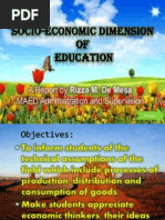 Economic Dimension of Education