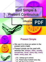 Present Simple y Continuous