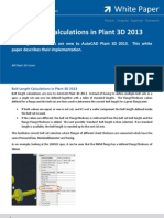 Bolt Length Calculations in Plant 3D 2013