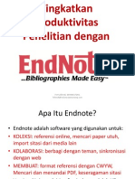 Meningkatkan Produktivitas Penelitian Dengan Endnote