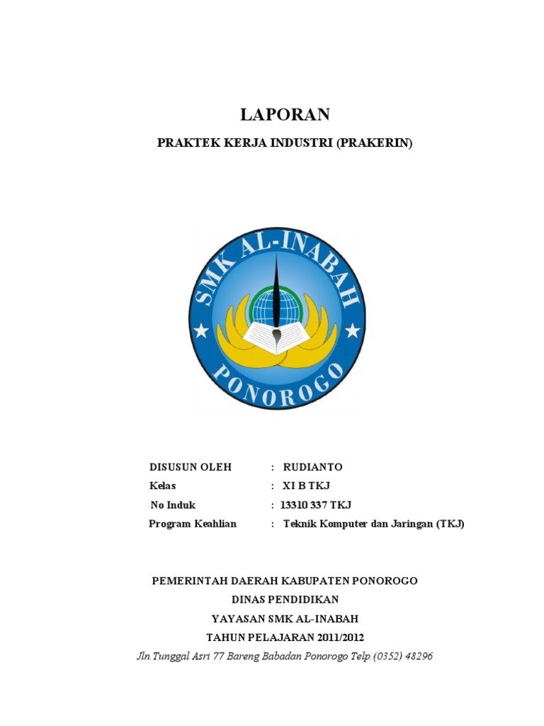 Contoh Laporan Prakerin Untuk Tkj