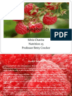 Raspberries: Silvia Chavira Nutrition 25 Professor Betty Crocker