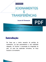 Posicionamentos e Transferencias