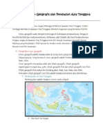 Hubungan Unsur Geografis Dan Penduduk Asia Tenggara