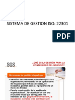 Sistema de Gestion Iso 22301