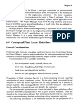 6.4 Conceptual Plant Layout Guidelines: General Considerations