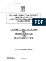 Gujarat Tech Specs ACSR ZEBRA Conductor