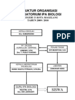 Struktur Organisasi Lab. Ipa