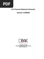 Financial Statement Generator