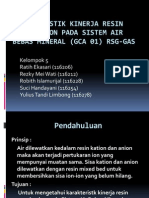 TPK (Karakteristik Kinerja Resin Penukar Ion Pada Sistem Air)