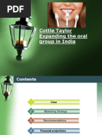 Download Cottle Taylor - Expanding the Oral Group in India by Sonu Gupta SN144106160 doc pdf