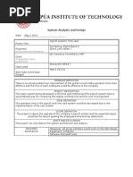 01 - SAD Project Proposal Template