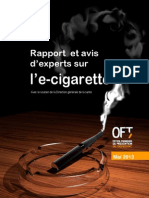 Rapport sur la cigarette électronique