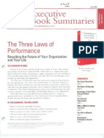 The 3 Laws of Performance