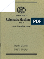 Browning Automatic Machine Rifle Type D Manual