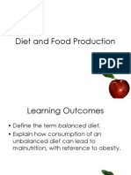 F212 Diet and Food Production