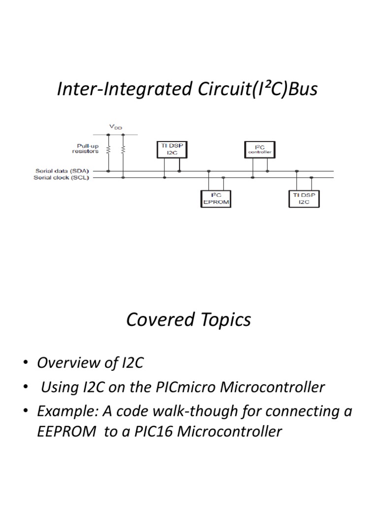 InterIntegrated Circuit(I²C)Bus Manufactured Goods Electronic