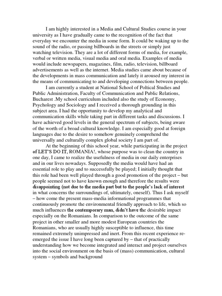 Media and Cultural Studies | PDF | Cultural Studies | Mass Media