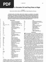 A Technique To Determine Lift and Drag Polars in Flight
