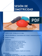 Sesion de Psicomotricidad y Juegos Reglados PDF