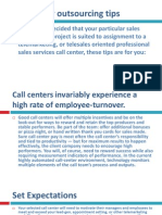 Call Center Outsourcing Tips
