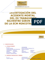 Accidente Fatal 2013 (MARSA)