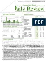 Aily Review: Market Statistics All Share Price Index