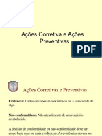 Ações Corretivas e Ações Preventivas - 04-09-12