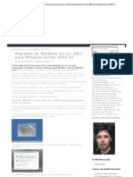 Migrando de Windows Server 2003 para Windows Server 2008 R2