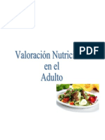 Valoración nutricional del adulto sano