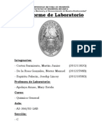 3er Informe de Laboratorio de Quimica