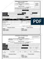 Examination Registration Form