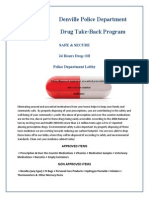 2013 Drug Take Back Flyer